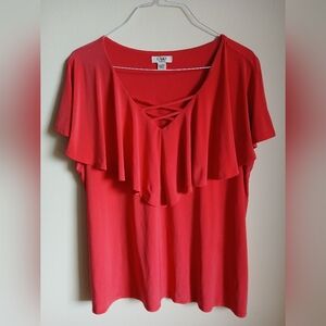 Cato Woman Ruffle Sleeveless Top Size 22/24W